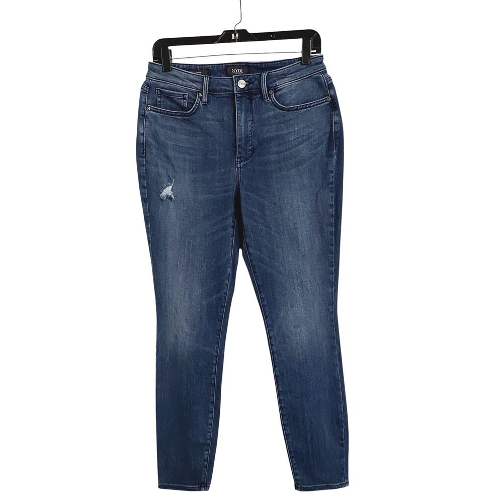 NYDJ Not Your Daughters Jeans Womens 6 Ami Skinny Distressed Mid Rise Stretch